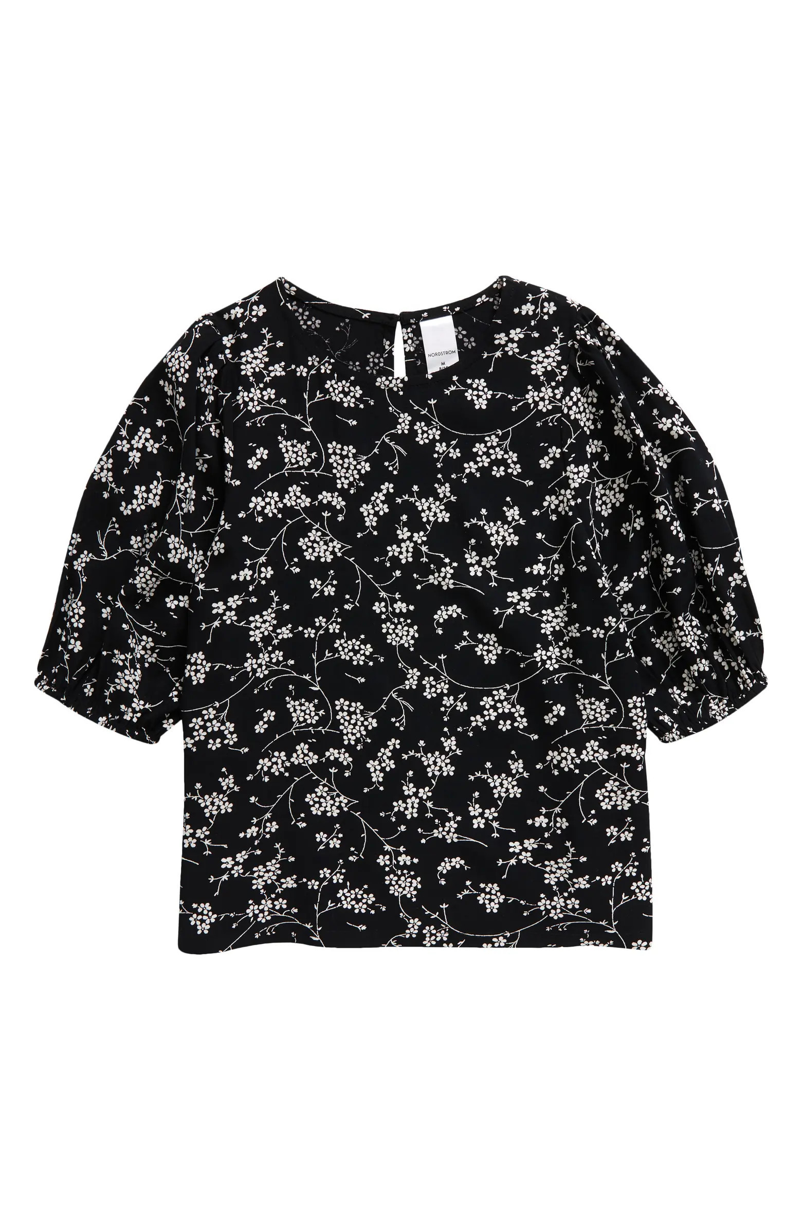Kids' Puff Sleeve Top | Nordstrom