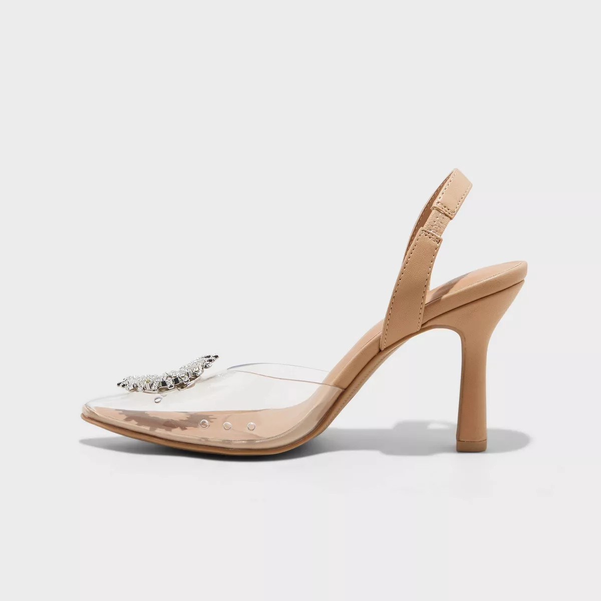 Women's Misty Slingback Heels - A New Day™ Clear 7 | Target