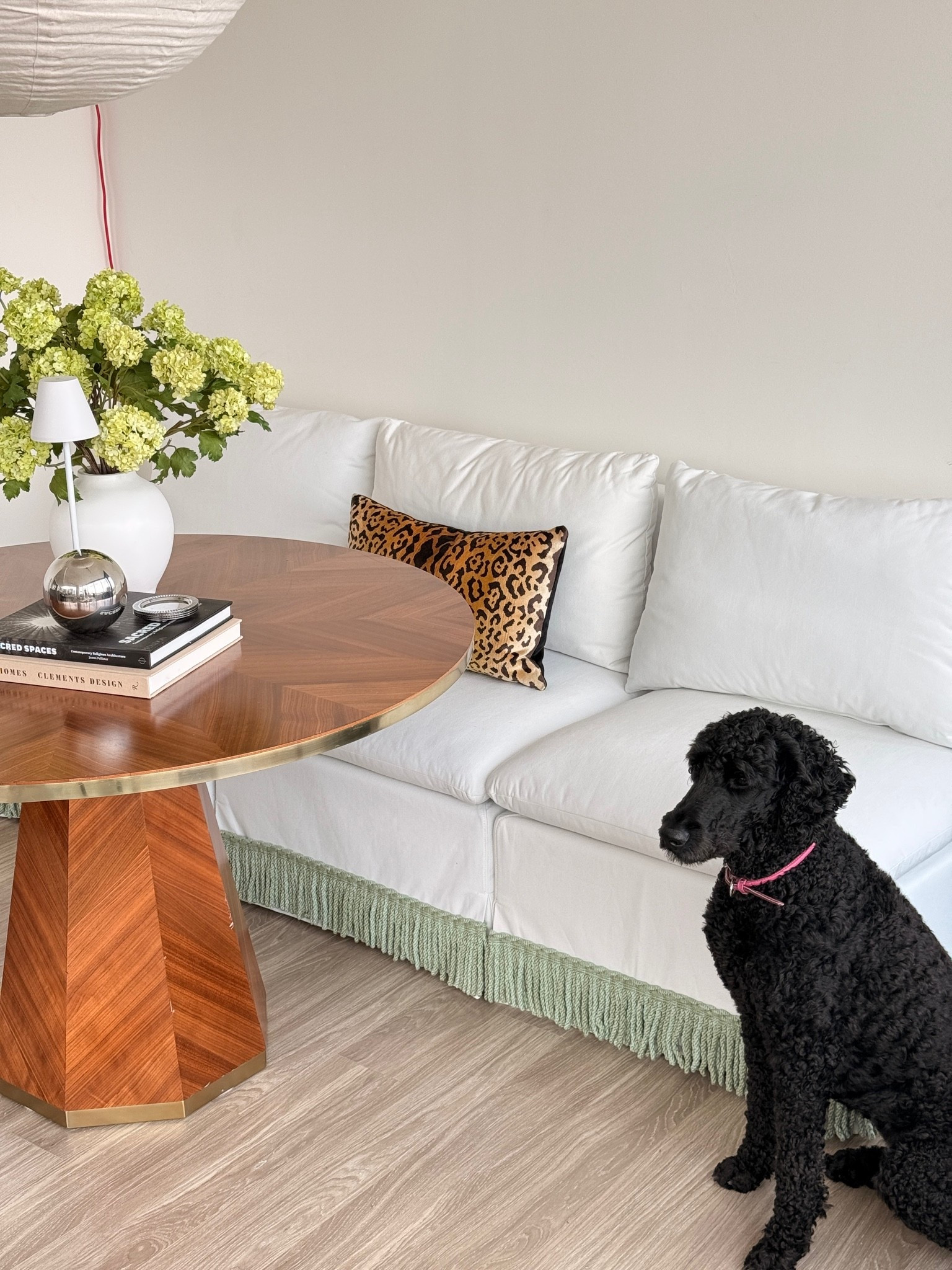 Easy custom upholstery detail for this apartment dining nook banquette: bullion fringe trim applied with fabric tape for an instant upgrade!

#LTKHome