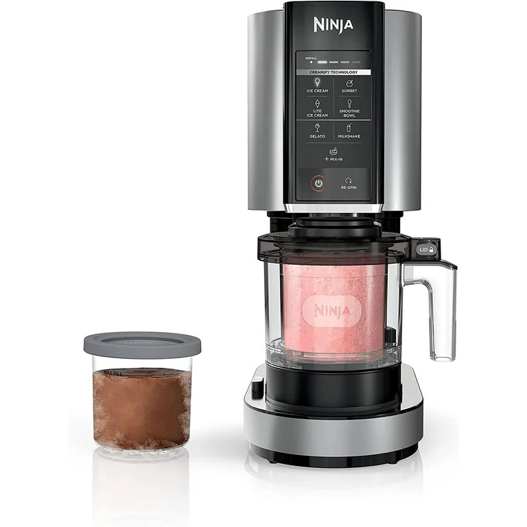 Restored Ninja NC301 CREAMi Ice Cream 1 Smoothie Bowl Maker 7 OneTouch Silver (Refurbished) | Walmart (US)