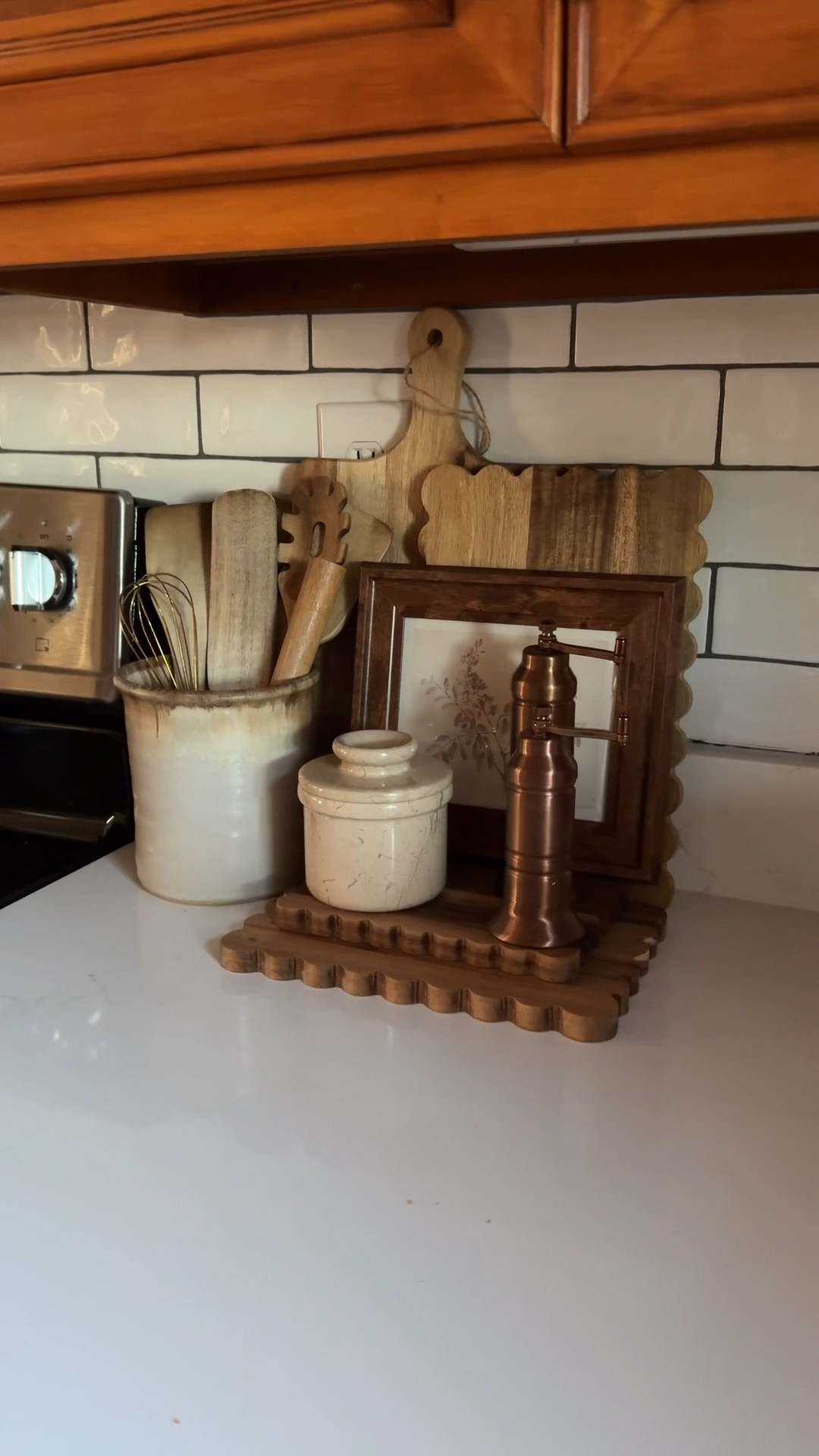 New Year Neutral counter styling! I’m undecided if I’m going to decorate for Valentine’s Day or go straight to Spring but for now I’m enjoying a nice neutral, clean slate in the kitchen. 

#LTKSeasonal #LTKHome #LTKSaleAlert