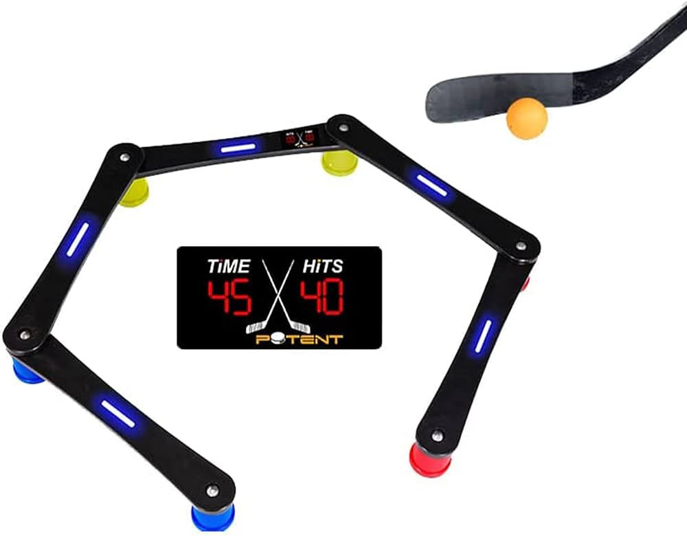 Potent Hockey Training Equipment - Digital Stickhandling Trainer - Portable Stick Handling Aid - ... | Amazon (US)