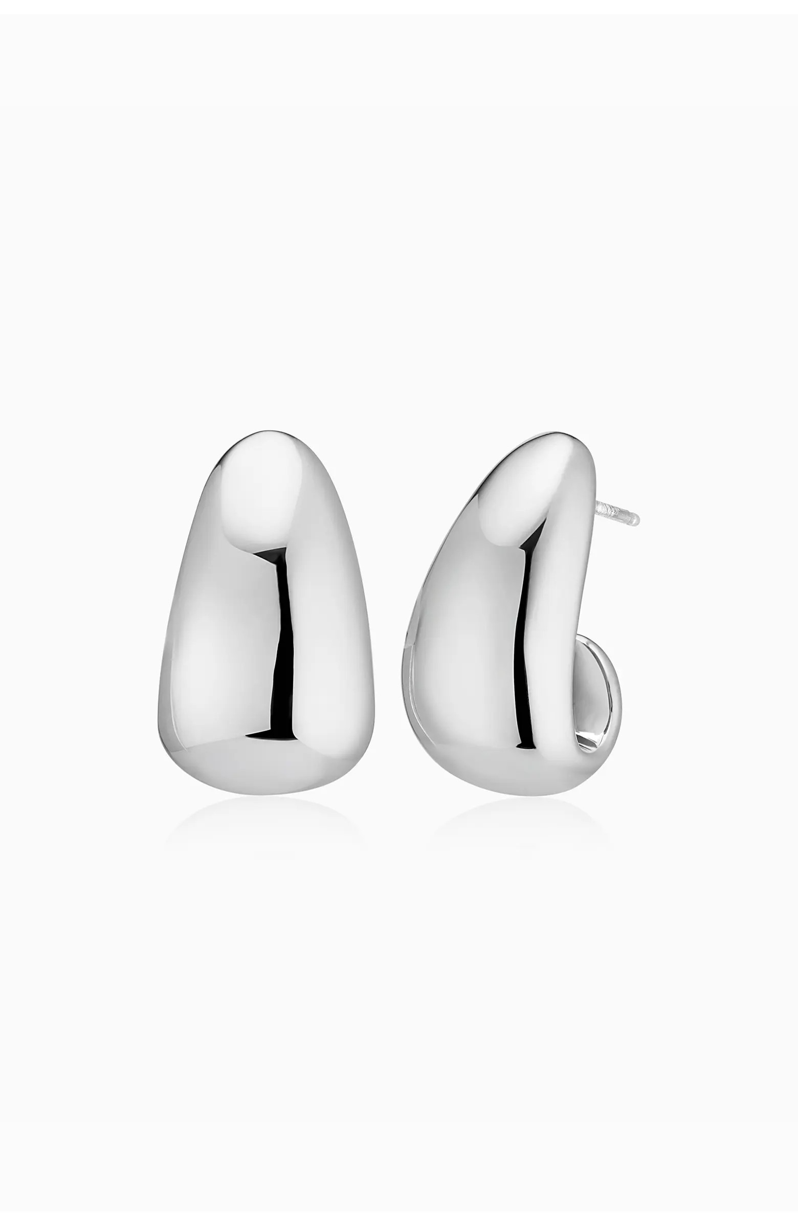 Sterling Silver Contour Drop Earrings | Nordstrom