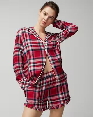 Ruffle Pajama Shorts | SOMA