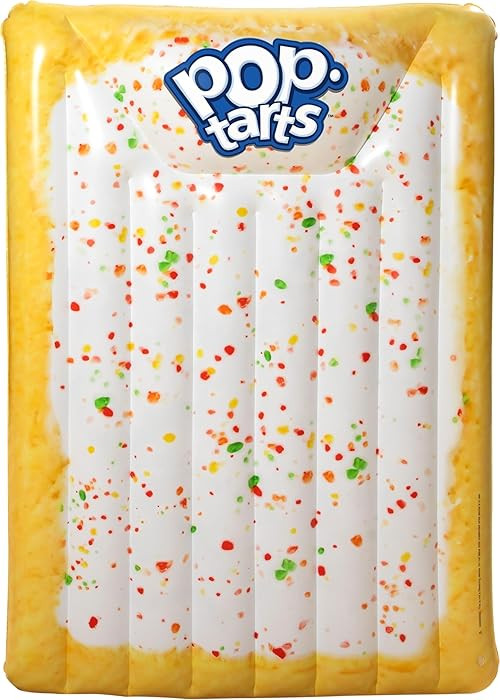 Giant Pop-Tarts Extra Large Inflatable Pool Float for Pool Playing, Over 5.5 Feet Long, Lounging ... | Amazon (US)