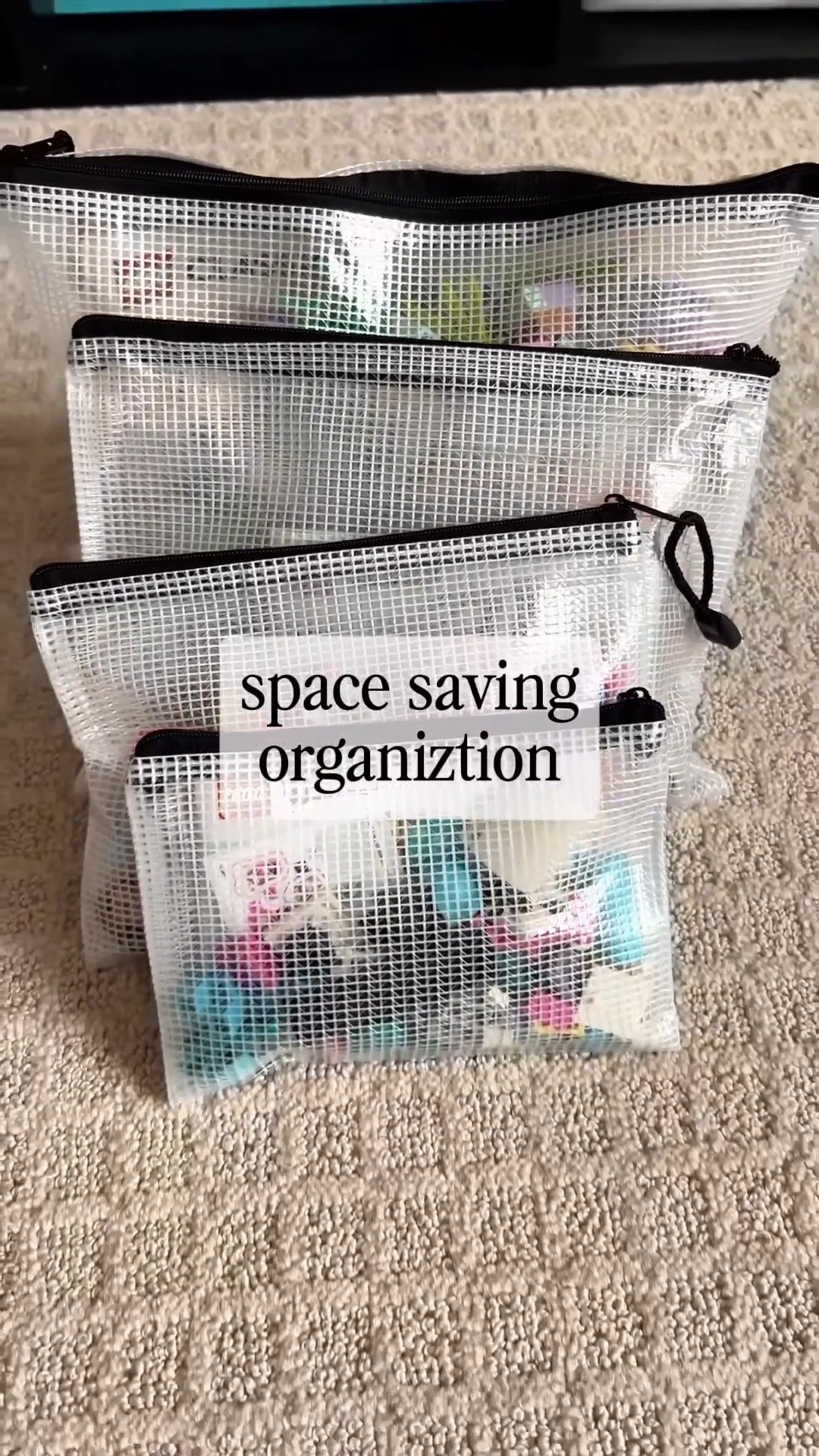 These bags are a lifesaver! Great for organizing small toys, games, craft supplies, and so much more! Also fantastic for travel!

#LTKmomlife #LTKKids #LTKHome