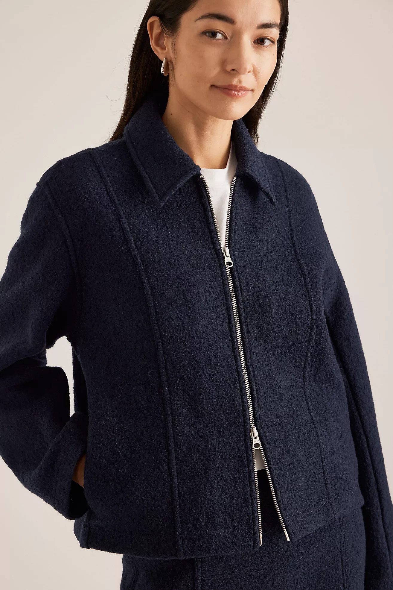 Samsoe Samsoe Saana Felted Wool Jacket | Anthropologie (UK)