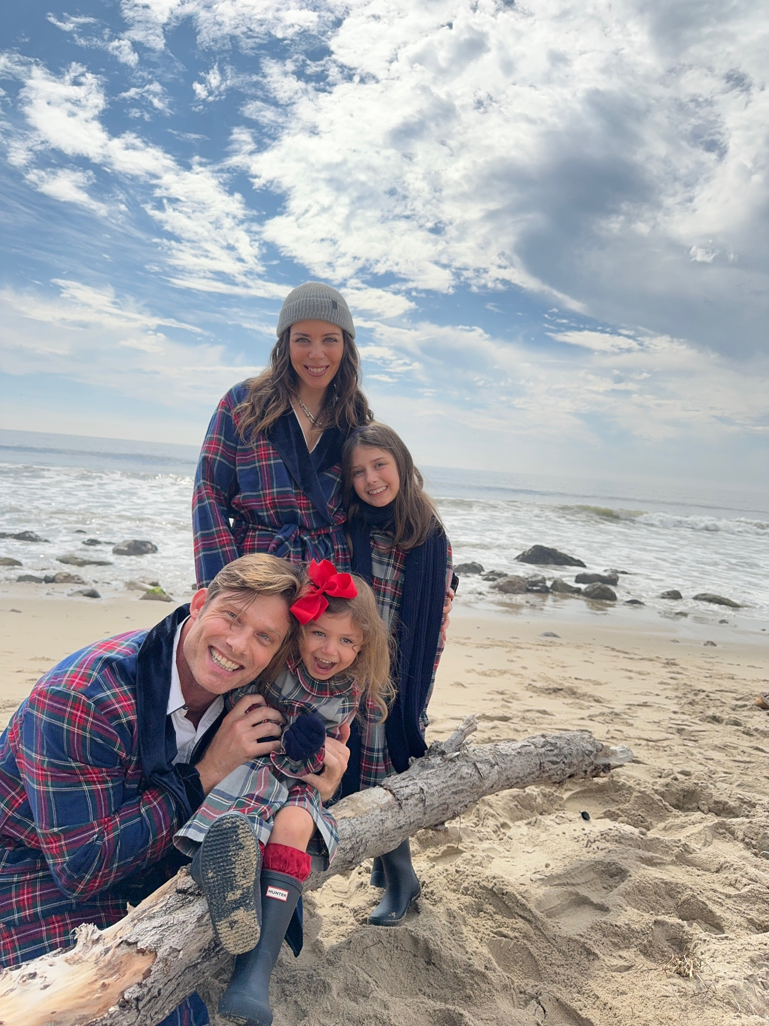 Matching holiday pajamas! 