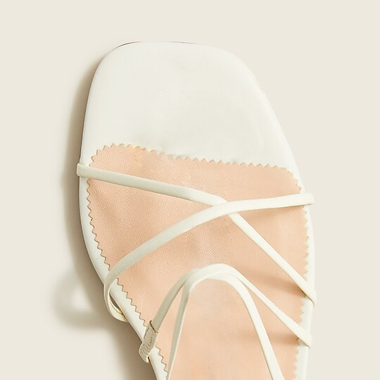 Sardinia ankle-wrap heeled sandals | J. Crew US