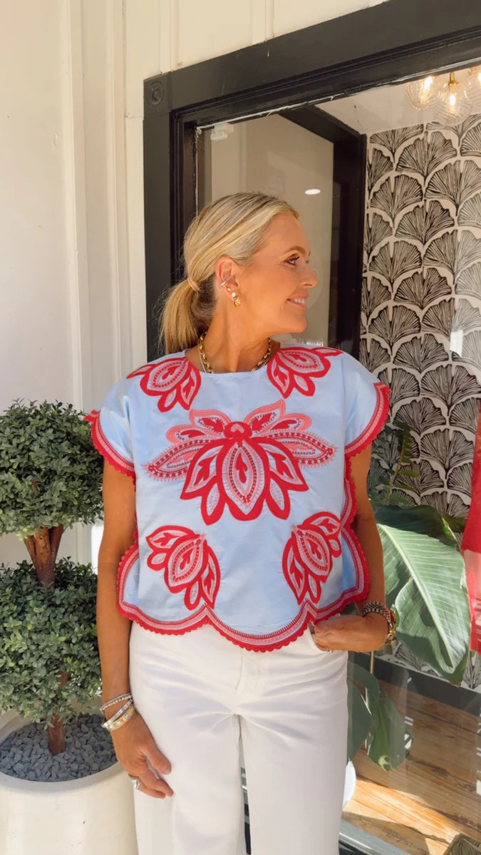 THML Aria Stitch Top | The Collection Texas