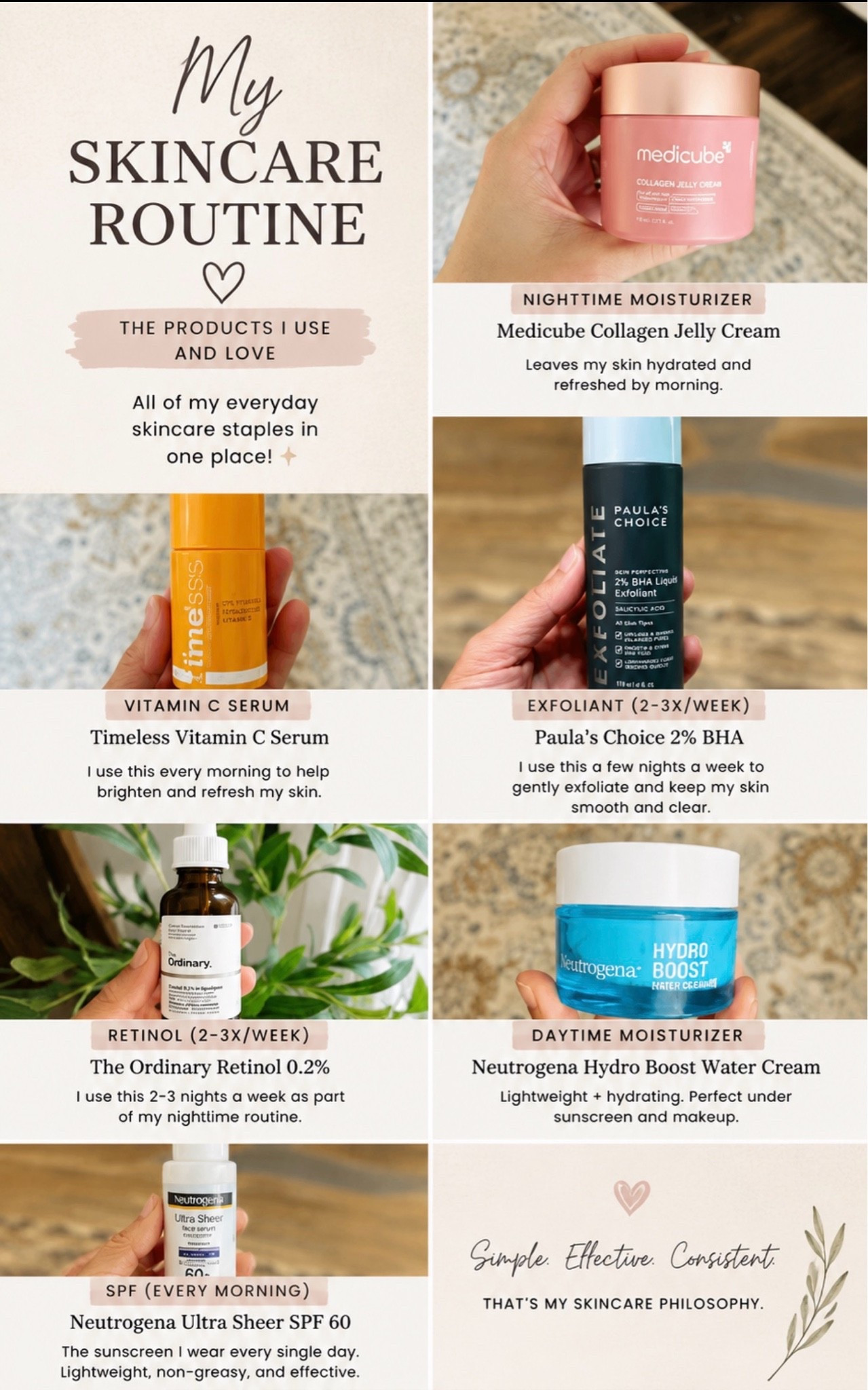 Skin care products I use weekly.

#LTKBeauty