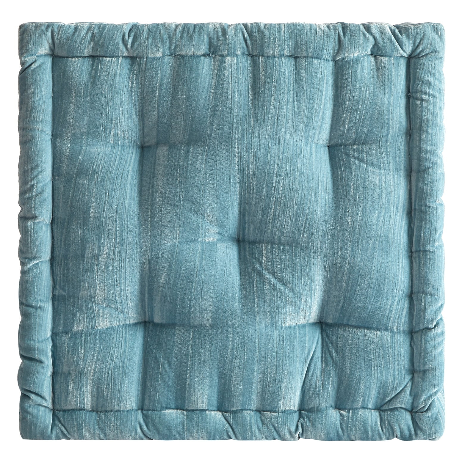Style House Light Blue Velvet Floor Pillow, 20" x 20" | Walmart (US)