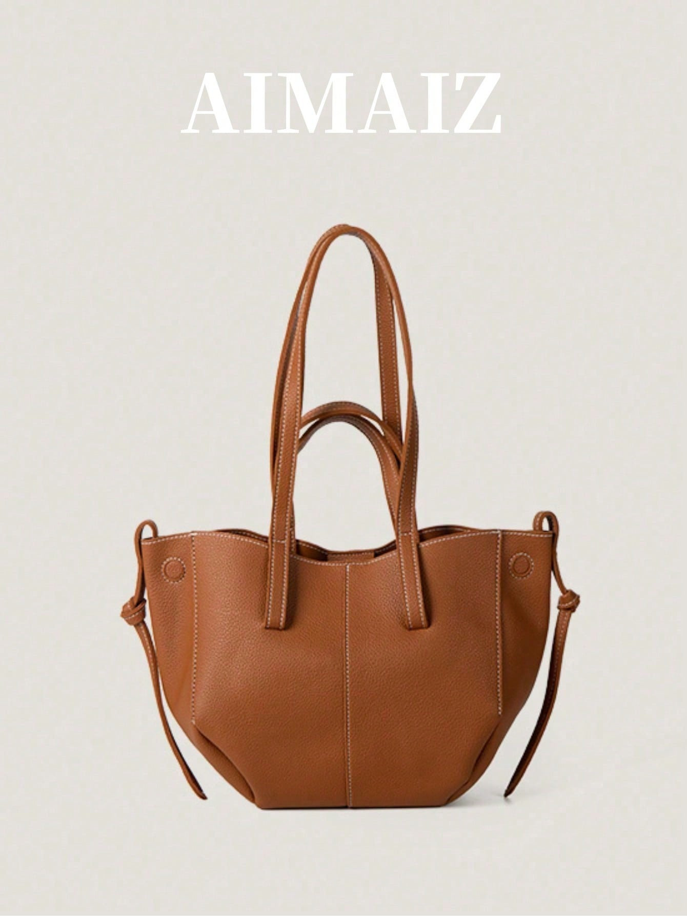 Women's Fashionable French Elegant Retro Handbag, Embossed PU Leather, Wing Design, Large Capacit... | SHEIN