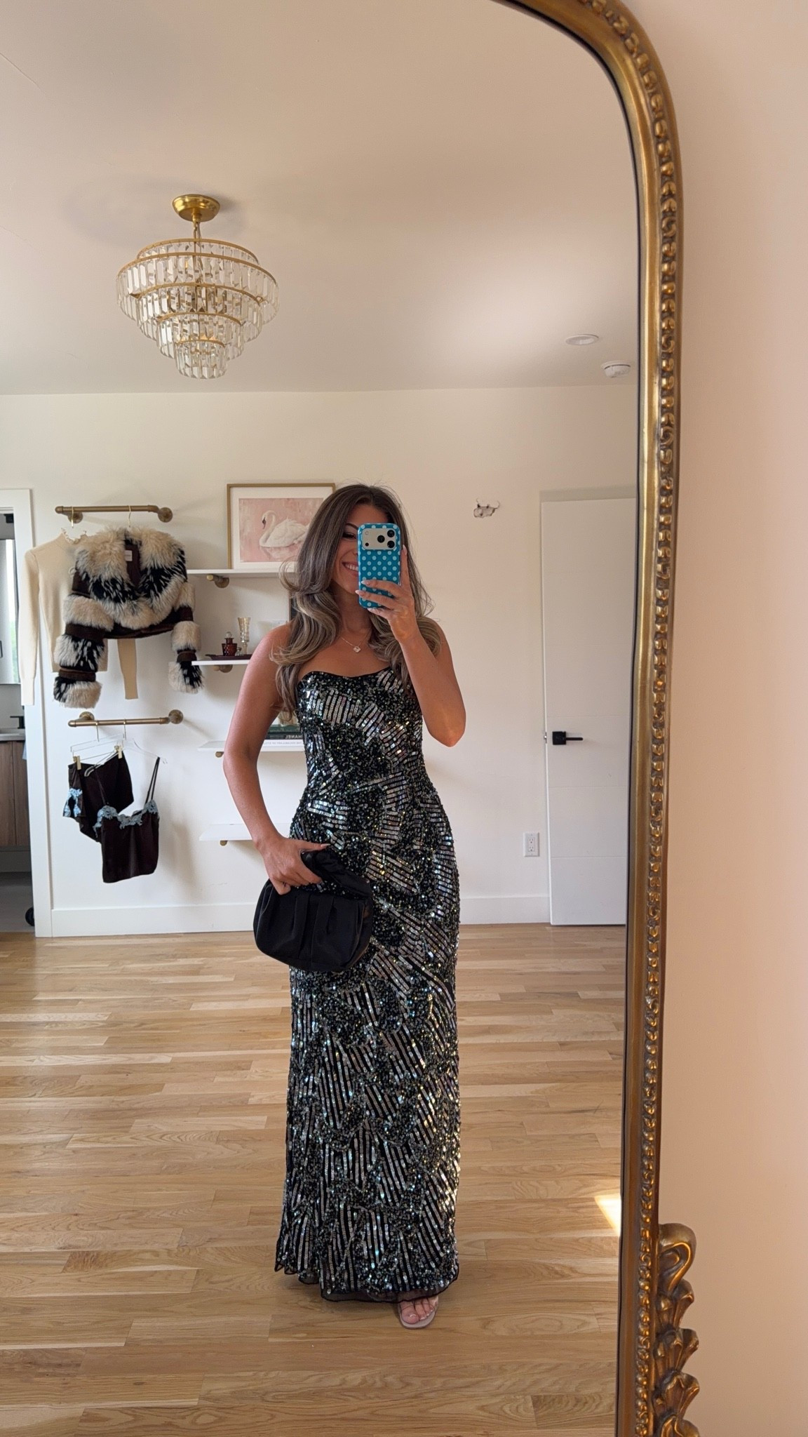 black strapless floor-length gown with silver sequins and fitted bodice wedding guest dress for fall and winter 🍂 

mac duggal: emerson10
lulus: emerson20 (first purchase) 
electric picks: emerson20 

I'm 5'4 wearing my usual size small/2

Fall wedding guest dresses, wedding guest dresses, cocktail dresses, semi-formal dresses, black tie wedding guest dresses, destination wedding guest dresses, garden party dresses, wedding guest outfit ideas