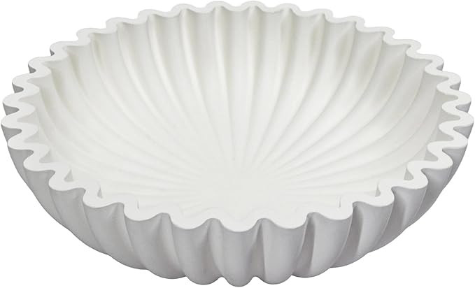 Amazon.com: MAONAME Concrete Decorative Bowl, White Fruit Bowl for Kitchen Counter, Modern Handic... | Amazon (US)