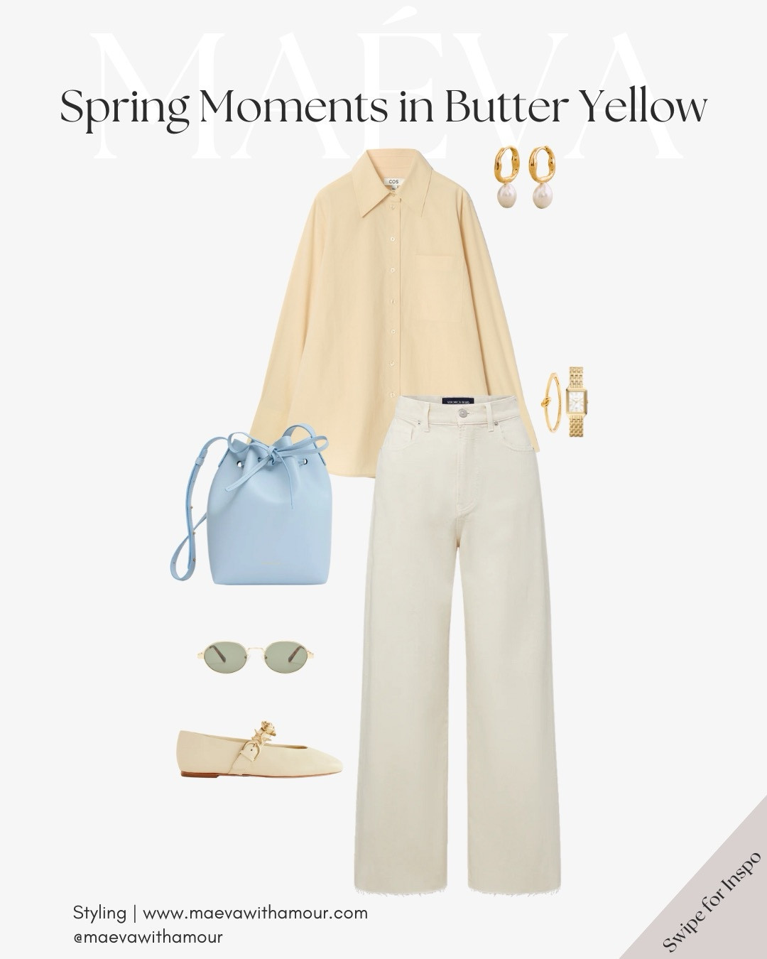 Spring Moments in Butter Yellow 💛 There’s something about this soft, sunny hue that feels like a fresh start! Warm, delicate, and effortlessly chic! Butter yellow is having its moment this season, and I couldn’t resist styling a few looks around its timeless charm! From quiet mornings to golden hour strolls, these pieces bring a gentle glow to your wardrobe 🌼

Which look would you wear first?

💛  Adore these looks? Comment SHOP to receive a DM with the link or head to the link in bio to shop the looks & more!

👉 Save for inspiration and follow for more style ideas! 

✨ Discover French-inspired style and chic wardrobe tips, designed to elevate your everyday fashion!

With Amour, M.

#springstyle #effortlesschic #springcolors #parisianstyle #SpringFashion #ootdinspo #flowers #outfitinspo #parisoutfit #spring #butteryellow #yellow

#LTKShoeCrush #LTKSeasonal #LTKStyleTip