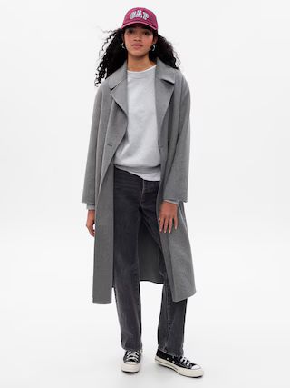 Relaxed Wool Wrap Coat$90.00$228.0060% Off! Limited-Time Deal121 Ratings Image of 5 stars, 4.01 a... | Gap (US)