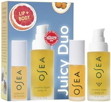 OSEA Juicy Duo Gift Set - Hyaluronic Lip Oil Booster & Undaria Algae™ Body Oil - Travel Size - ... | Amazon (US)