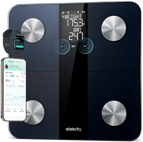 Etekcity Upgraded Smart Scale for Body Weight, FSA&HSA Eligible, Bathroom Digital Scale with BMI,... | Amazon (US)