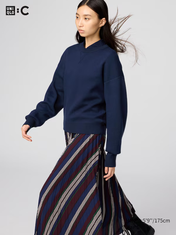 Smooth Cotton Crew Neck Jumper | UNIQLO (UK)