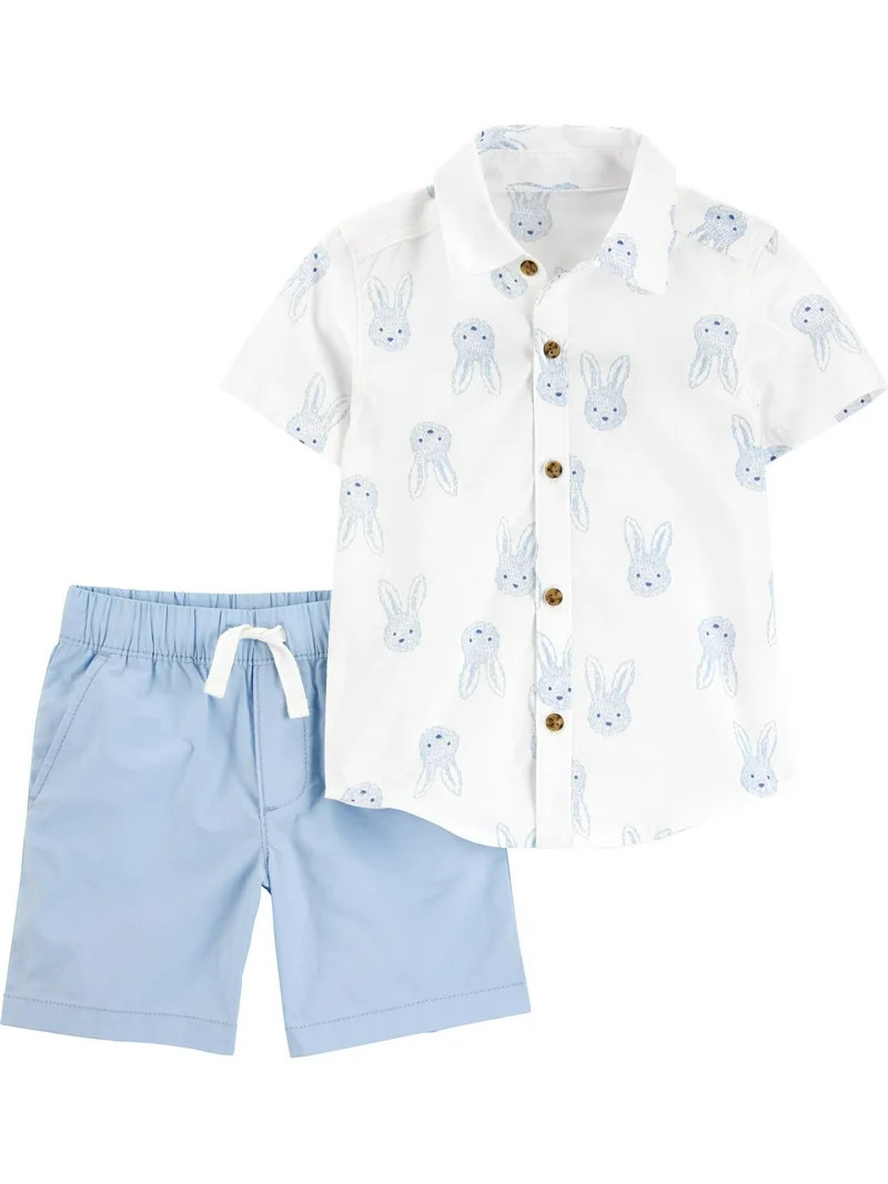 Carter's Child of Mine Toddler Boy Easter Outfit Set, 2-Piece, Sizes 12M-5T | Walmart (US)