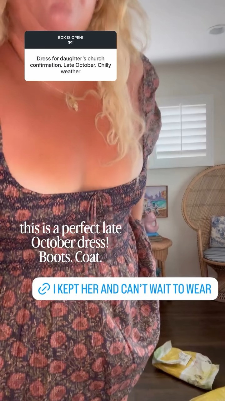 I kept her and can't wait to wear! 

 