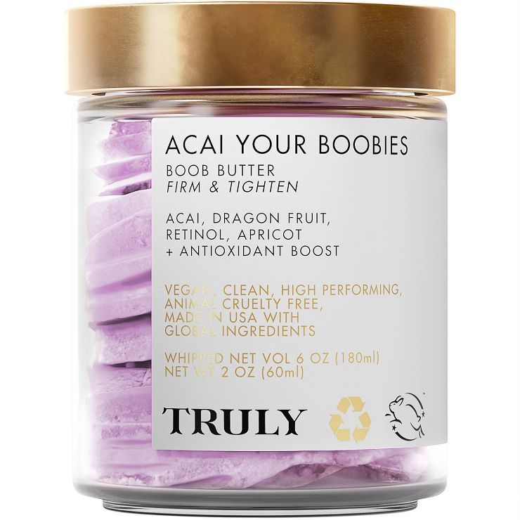 TRULY Acai Your Boobies Lifting Boob Butter - 2 fl oz - Ulta Beauty | Target