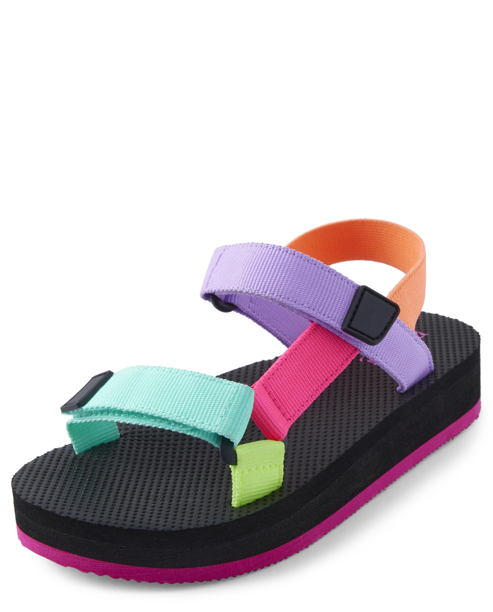 Girls Colorblock Sandals - multi clr | The Children's Place