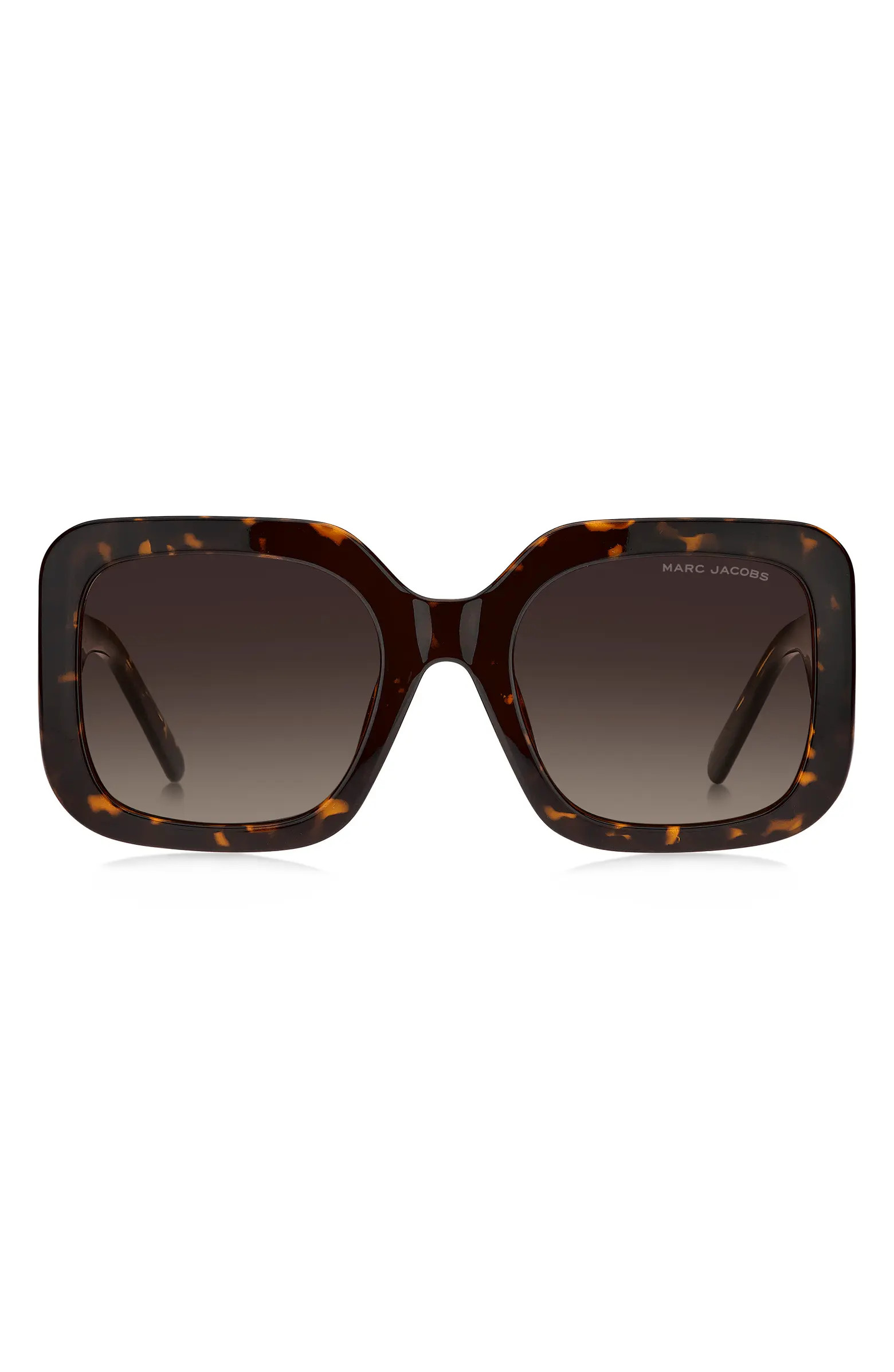53mm Gradient Polarized Square Sunglasses | Nordstrom