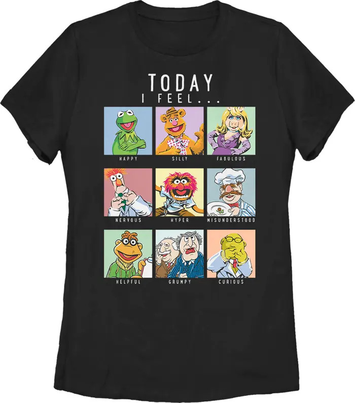 Women's The Muppets Mood Chart  Graphic T-Shirt | Nordstrom