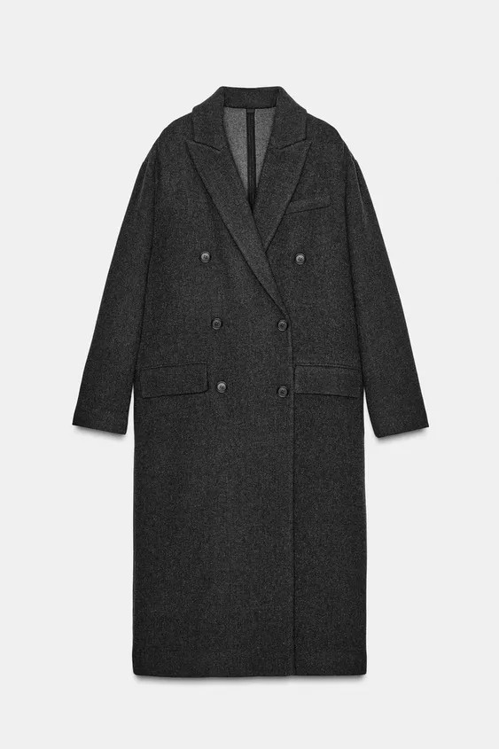 ZW COLLECTION LONG OVERSIZED COAT | Zara UK