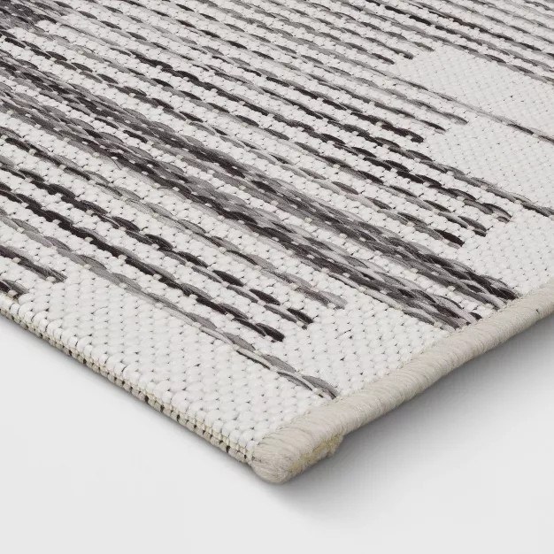 Graphic Steps Outdoor Rug Black - Project 62™ | Target