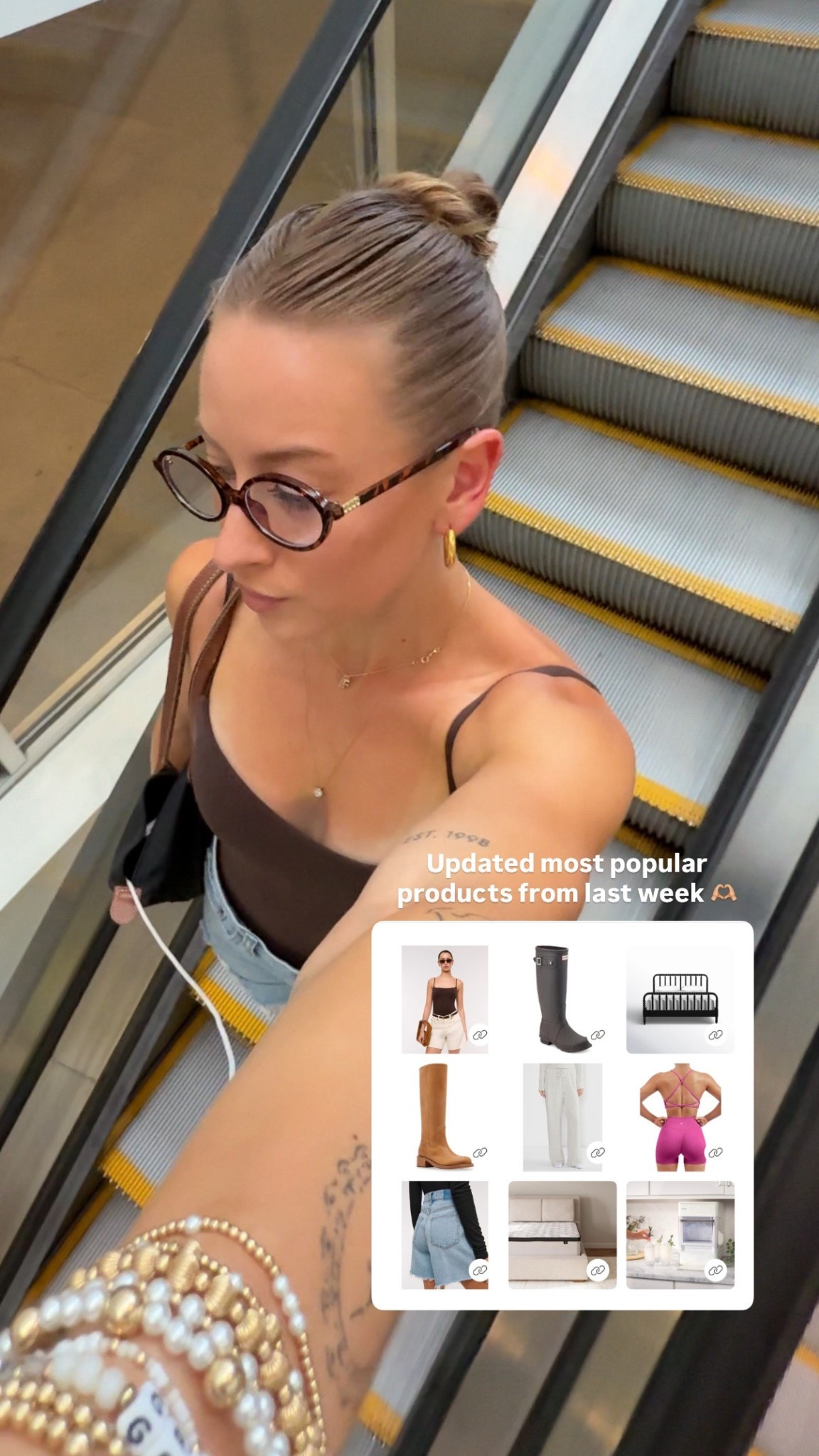 7/28/25 This Week’s Most Popular Products – July Favorites on Sale


Rounding up the most popular products from this past week — starting with my Abercrombie bra-free bodysuit I wear constantly, the Hunter rain boots and Steve Madden leather riding boots (both part of the Nordstrom Anniversary Sale), and my Jenny Lind–inspired spindle bed frame that’s currently marked down on Wayfair. Also linking my Aritzia lounge pants, go-to Amazon workout set, Abercrombie loose denim shorts, our dreamy mattress, and the Pebble ice maker I swear by.

#LTKHome #LTKStyleTip #LTKShoeCrush