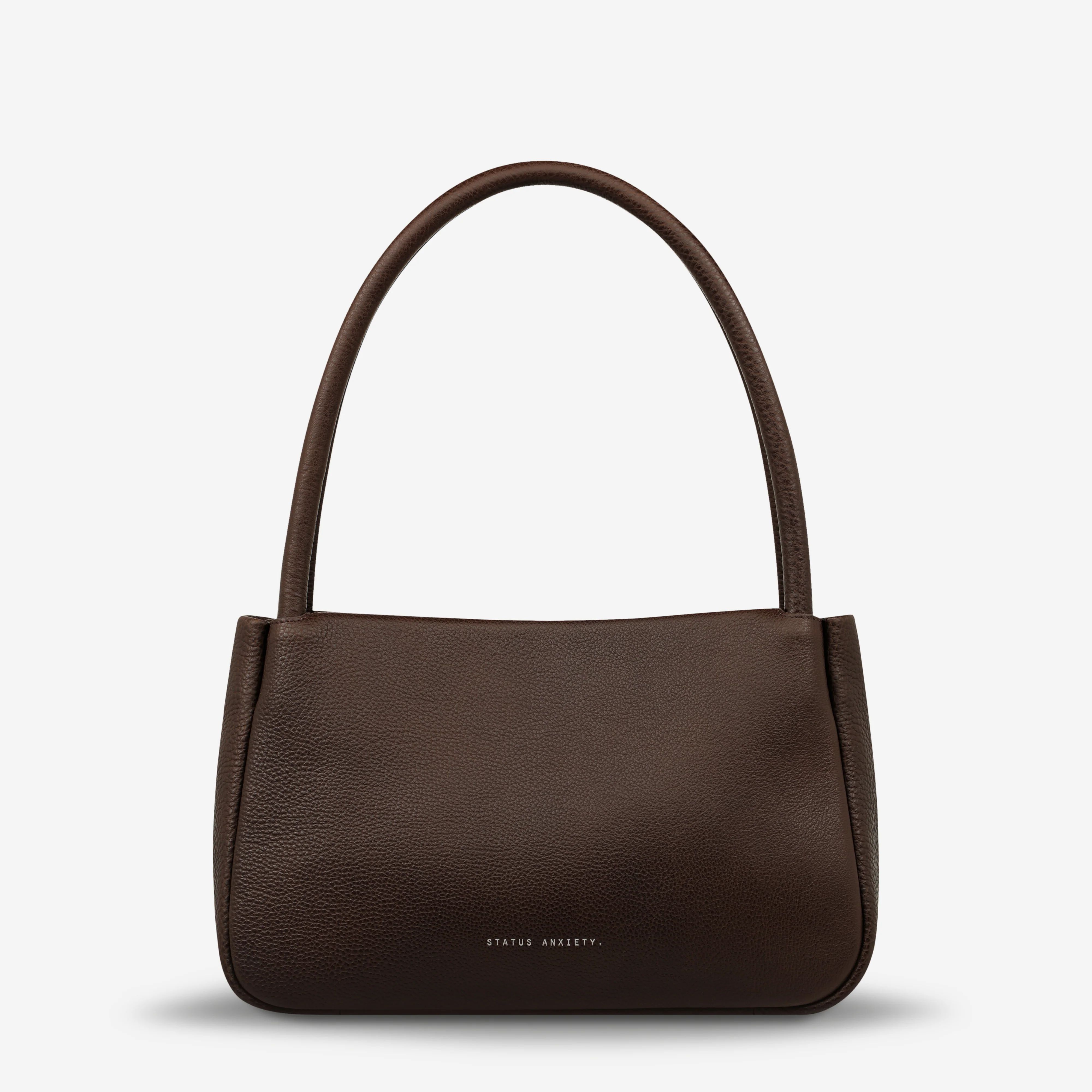 Light Of Day Women's Cocoa Leather Handbag | Status Anxiety® | Status Anxiety 