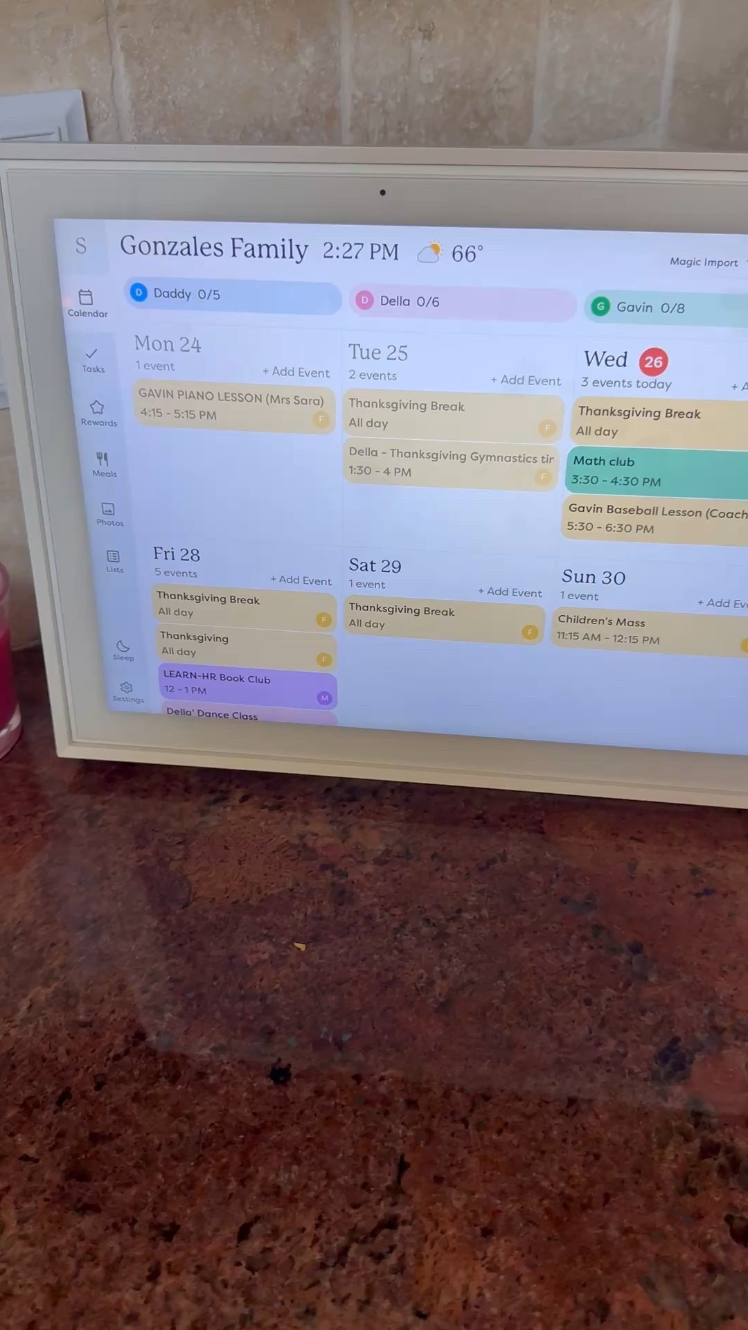 I don’t know what we’d do without our Skylight Calendar! With two busy kids in multiple sports, this has been a game-changer for keeping us all organized! And it’s on SALE for Black Friday!! 

#LTKCyberWeek #LTKGiftGuide #LTKmomlife