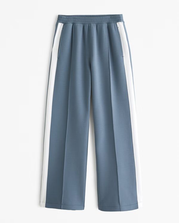 YPB neoKNIT Mid Rise Wide Leg Pant | Abercrombie & Fitch (US)