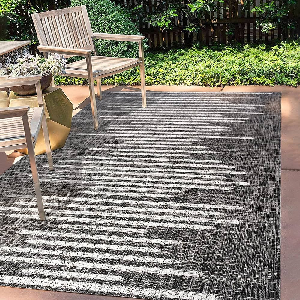JONATHAN Y SMB124E-3 Zolak Berber Stripe Geometric Indoor Outdoor Area-Rug Bohemian Contemporary ... | Amazon (US)