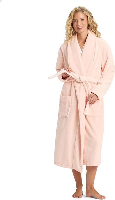 Cozy Earth Luxe Bath Robe - Luxury Robe for Women and Men, 60% Cotton & 40% Viscose from Bamboo | Amazon (US)