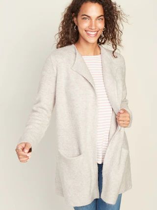 Relaxed Cardigan Coat for Women | Old Navy (US)