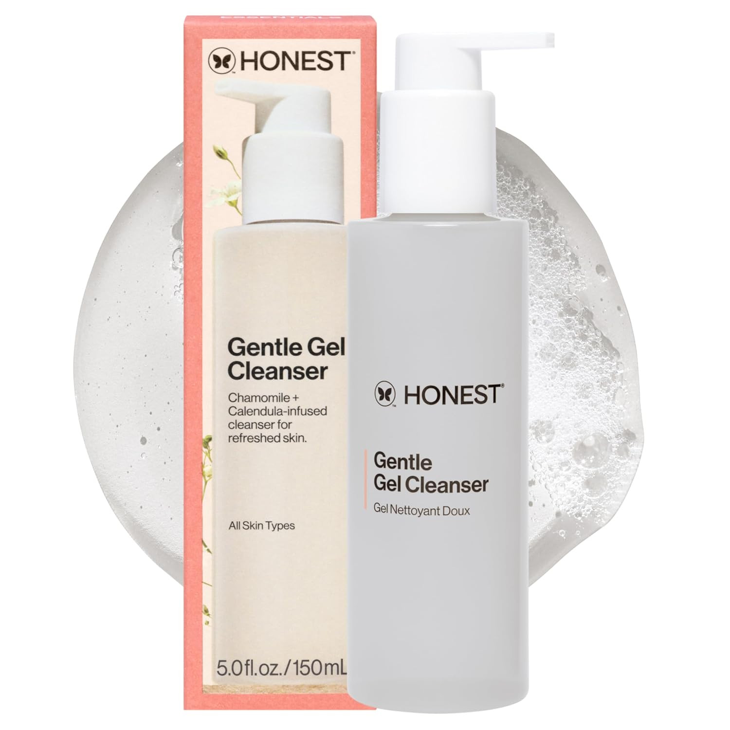 Honest Beauty Gentle Gel Daily Face Cleanser, Sensitive Skin, 5 fl oz | Amazon (US)