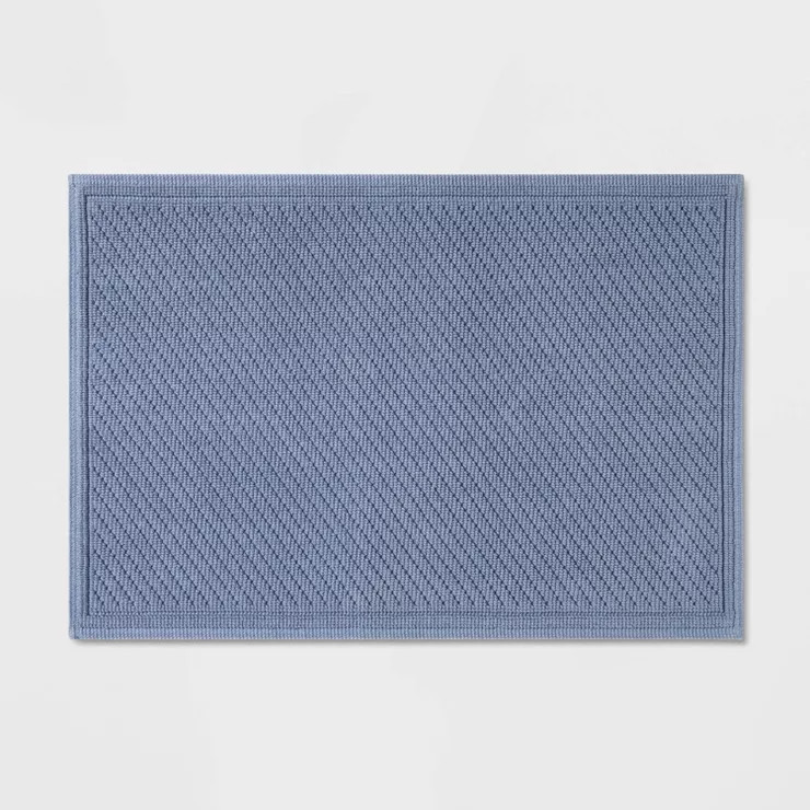 21"x30" Performance Solid Cotton Bath Mat - Threshold™ | Target
