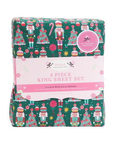 Candy Nutcracker Sheet Set | TJ Maxx