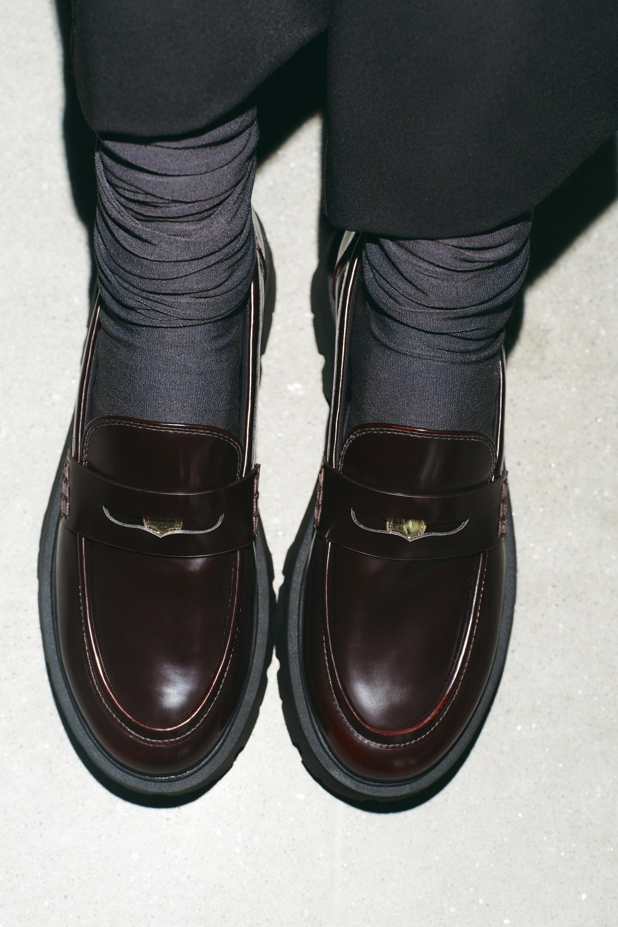 PENNY PLATFORM LOAFERS | Zara UK
