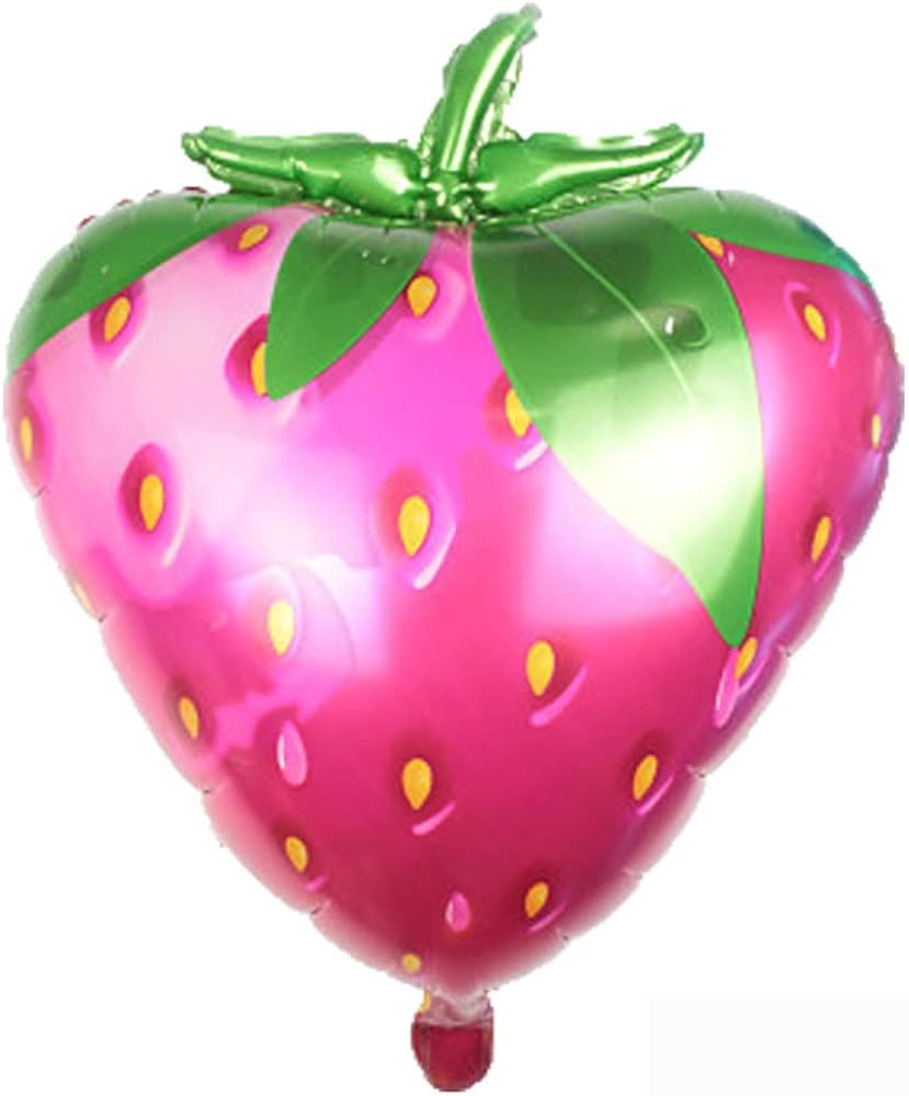 2 PCS Strawberry Balloon for Theme Party Kid Birthday Party Anniversary Party Baby Shower Wedding... | Amazon (US)