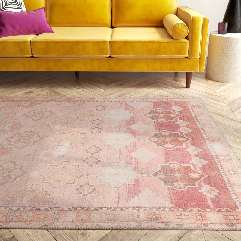 Kelly Clarkson Home Rhode Polyester Machine Washable Performance Rug & Reviews | Wayfair | Wayfair North America