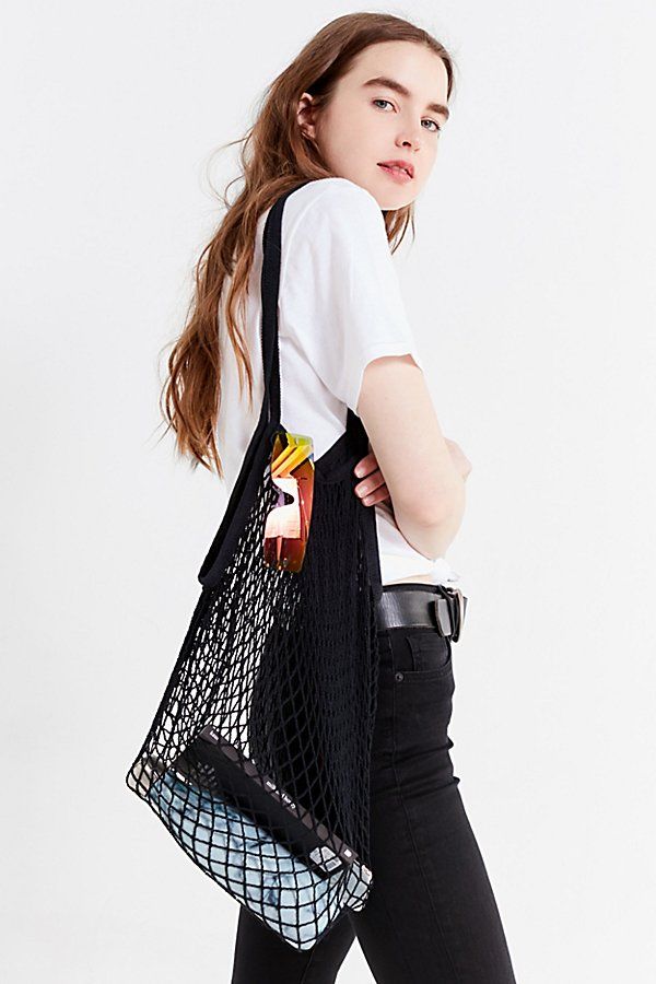 Kate Net Tote Bag - Black at Urban Outfitters | Urban Outfitters (US and RoW)