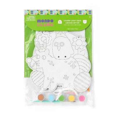 Easter Craft Chickand Capybara Canvas Painting Activity Kit - Mondo Llama™ | Target