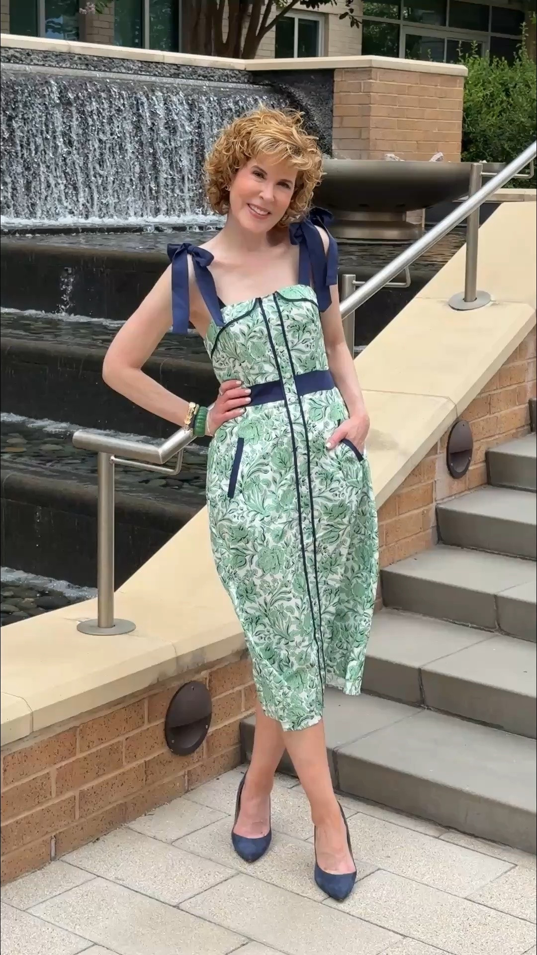 This floral midi dress is as versatile as it is pretty! Dress it up with pumps for weddings and special occasions, or style it with sandals for vacations and resort dinners. It features adjustable tie straps, a flattering smocked bodice, pockets, and comes in nine gorgeous color combinations.

#LTKSeasonal #LTKOver40 #LTKWedding