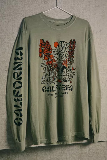 Parks Project National Parks Of California Long Sleeve Tee | Urban Outfitters (US and RoW)