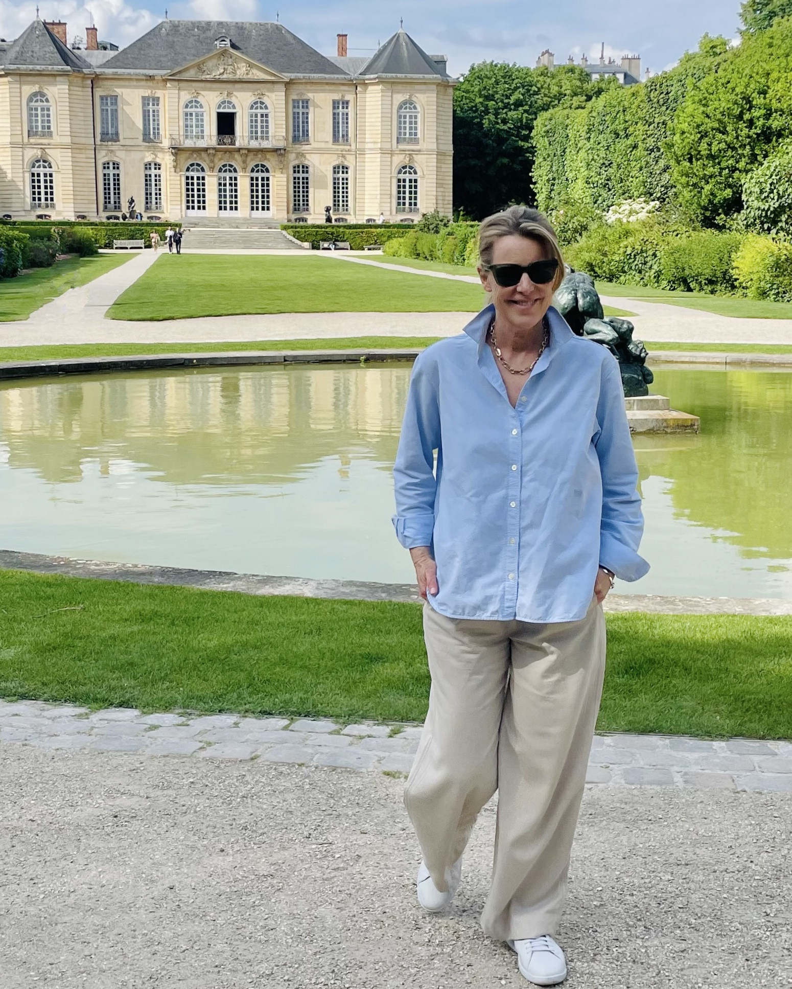Vacation Outfit

📍Rodin Museum, Paris
One of my spring capsule wardrobe favorites is sale— these trousers are $38 from $128! (Final sale) They are true to size and come in 2 lengths. I am 5’6”, 125 pounds and wearing size 4 in the 30” length (inseam).
Color is sandstone. Also LOVE the light grey (heather steel). It’s on sale for $51.

Have you been the Rodin Museum? It’s one of my favorite places in Paris. Rodin lived here (the mansion is known as Hotel Biron, and was built in 1732) for 9 years before he died in 1917. It became a museum 2 years later. 

Swipe to see the many ways I styled these pants for my spring trip to Paris. 🌷


#LTKTravel #LTKSaleAlert #LTKOver40